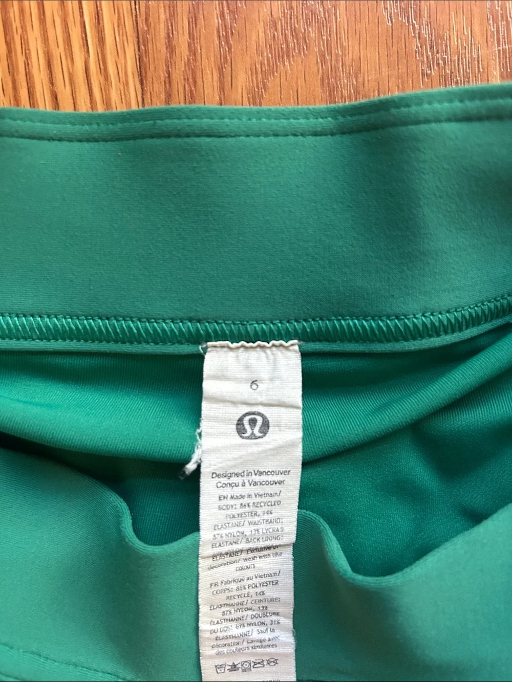 lululemon athletica Teal Pleated Circle Skirt